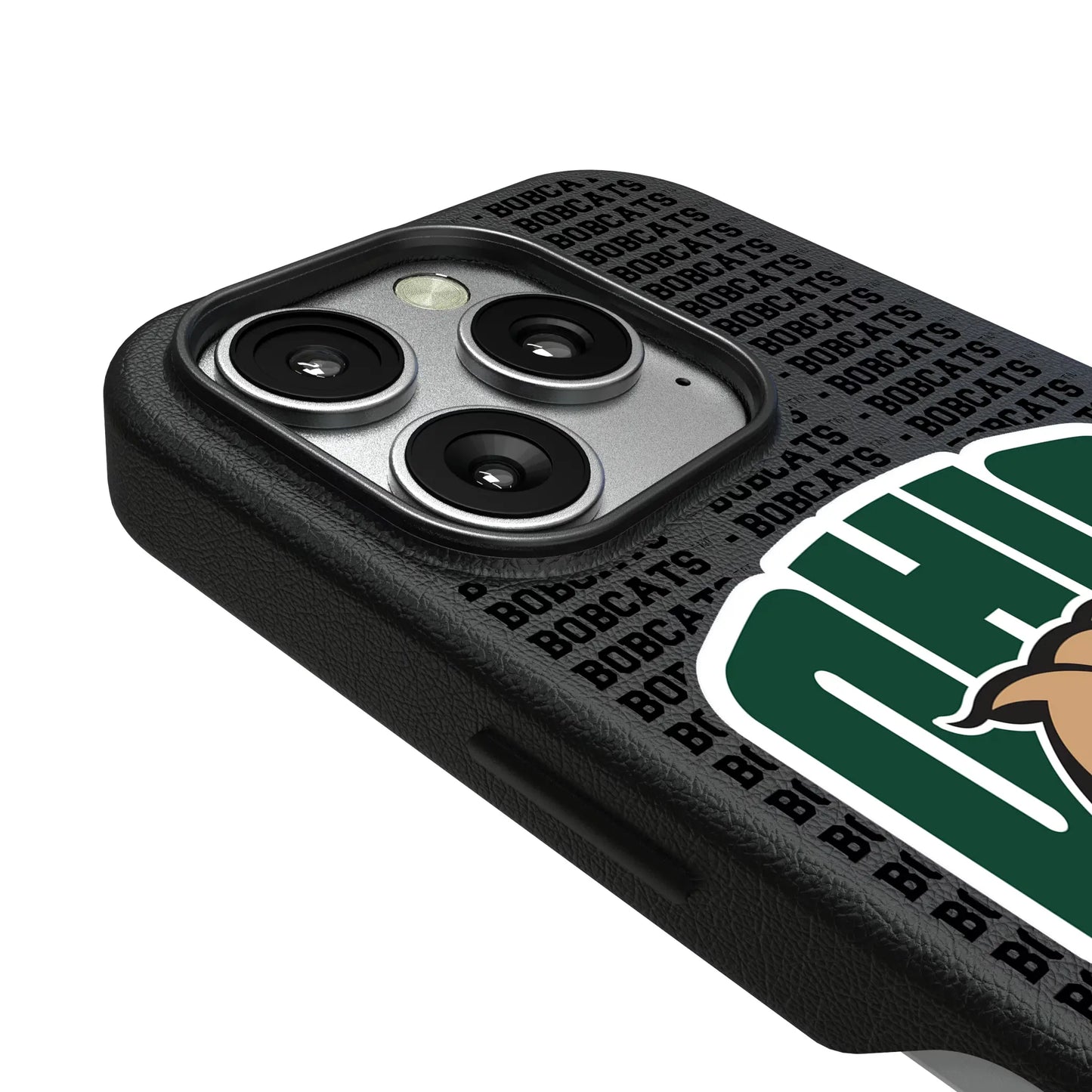 Ohio University Bobcats Text Backdrop MagSafe Compatible Phone Case for Apple iPhone