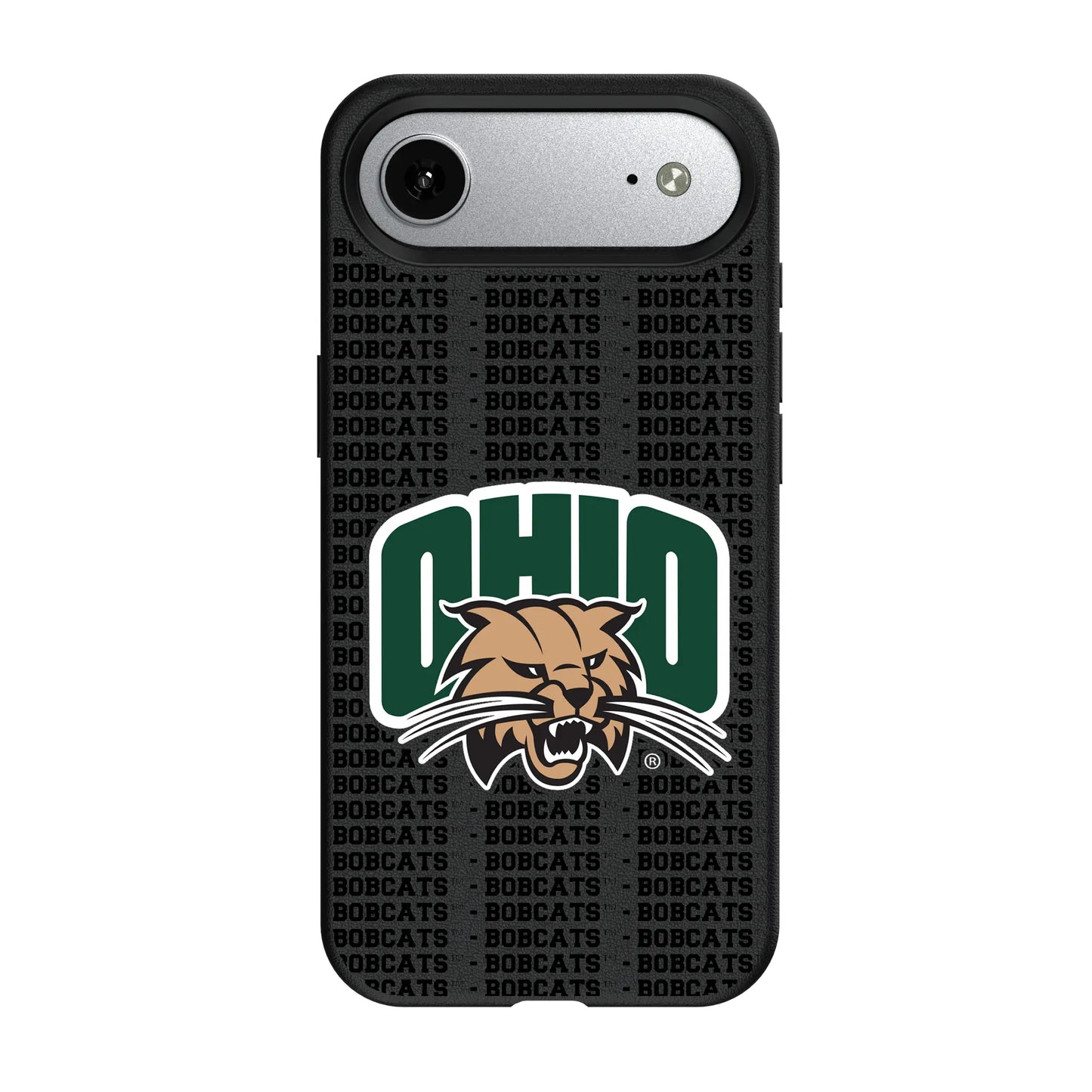 Ohio University Bobcats Text Backdrop MagSafe Compatible Phone Case for Apple iPhone