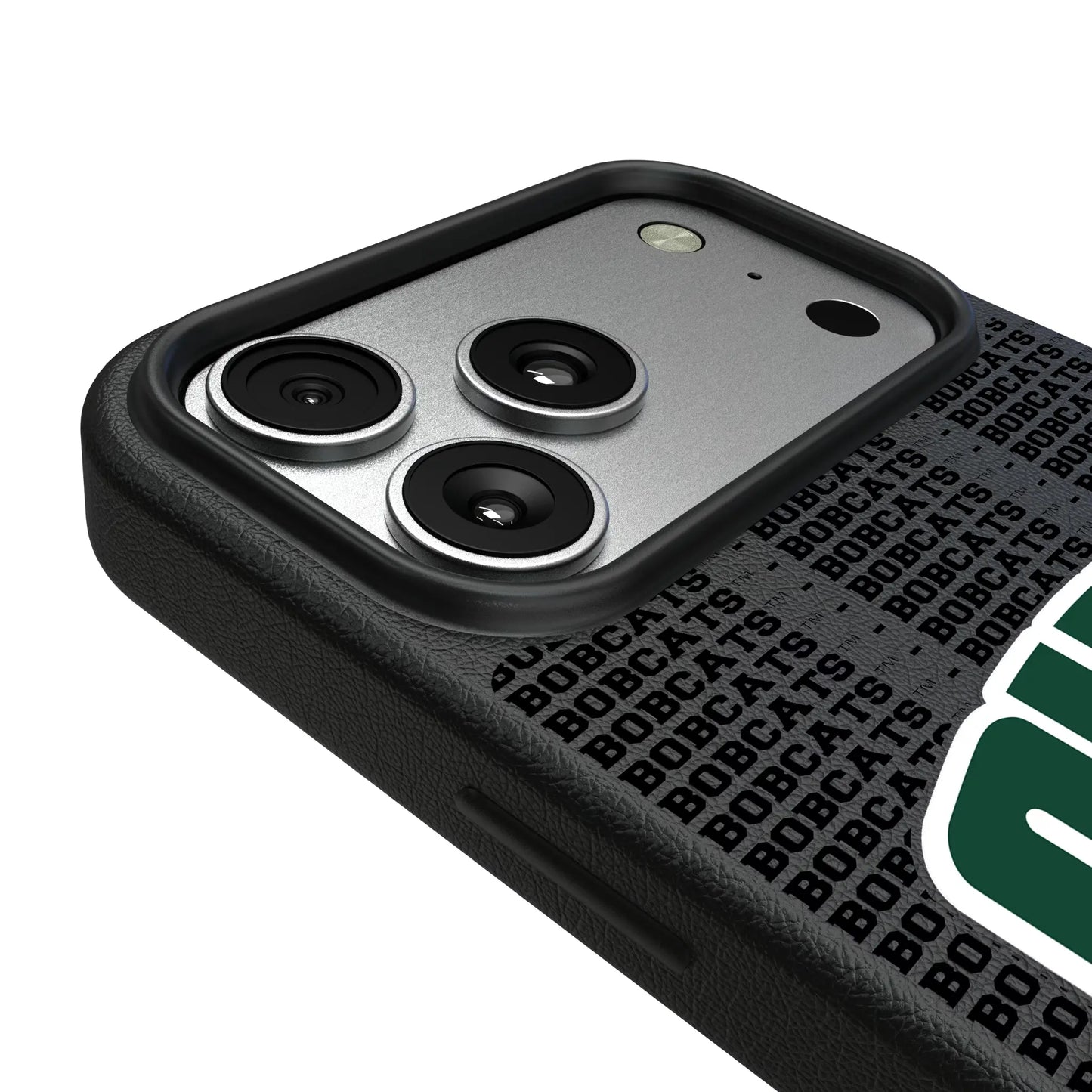 Ohio University Bobcats Text Backdrop MagSafe Compatible Phone Case for Apple iPhone