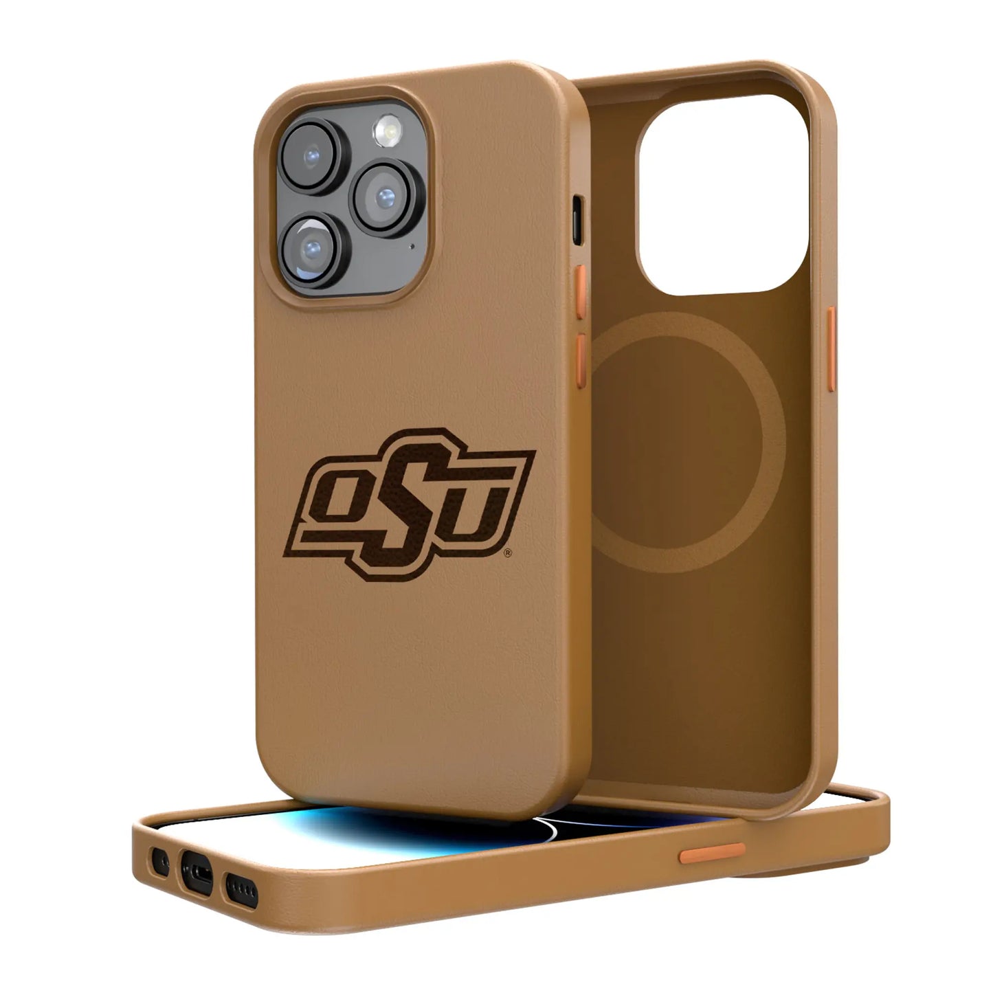 Oklahoma State University Cowboys Burn MagSafe Compatible Phone Case for Apple iPhone 14 Series
