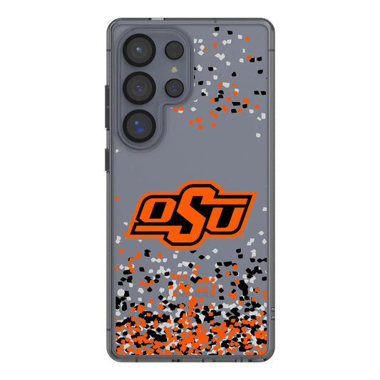Oklahoma State University Cowboys Confetti Clear Phone Case for Samsung Galaxy