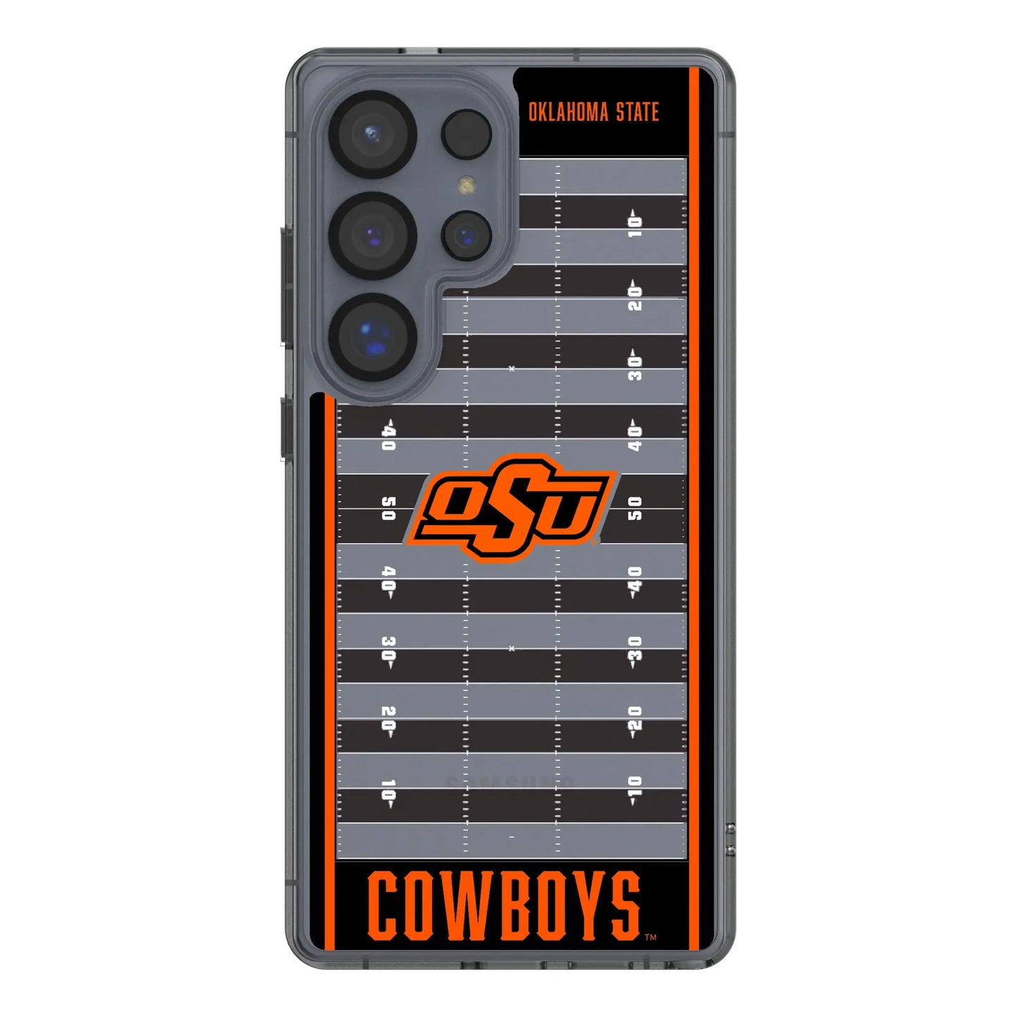 Oklahoma State University Cowboys Field Clear Phone Case for Samsung Galaxy