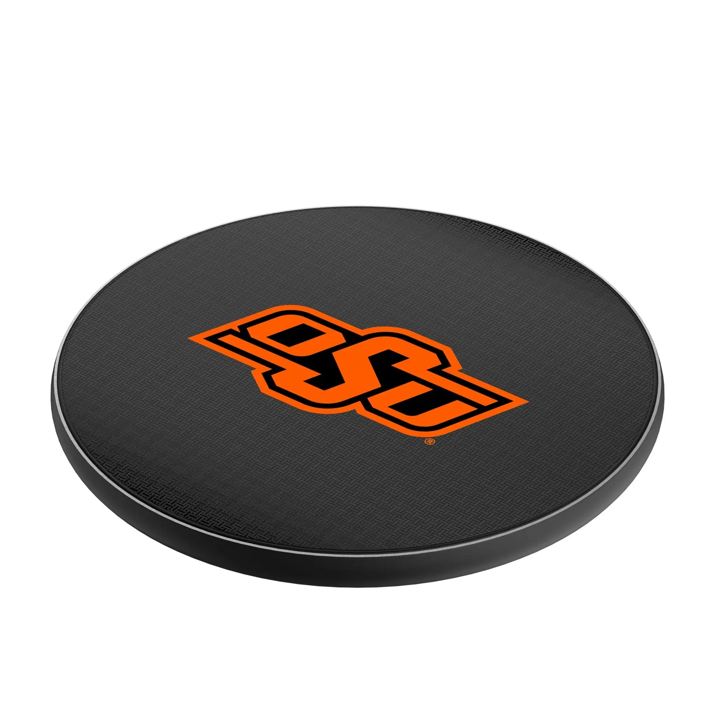 Oklahoma State University Cowboys Linen 15-Watt Wireless Charger