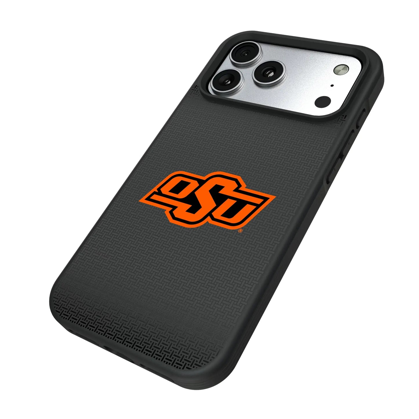 Oklahoma State University Cowboys Linen Bump Phone Case for Apple iPhone