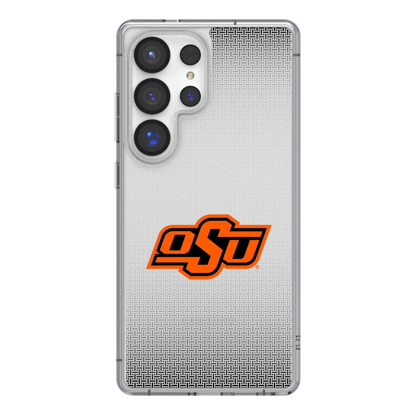 Oklahoma State University Cowboys Linen Clear Phone Case for Samsung Galaxy