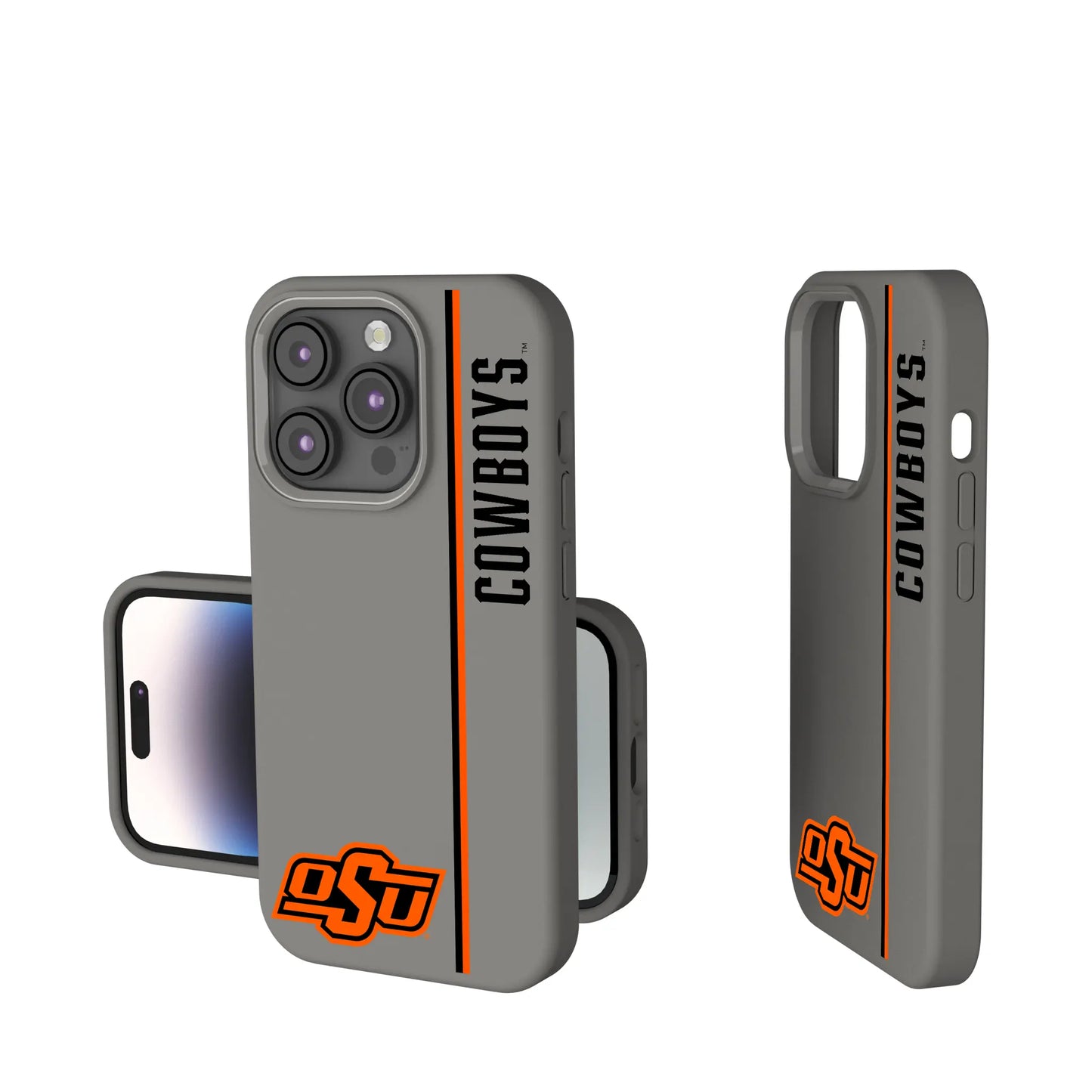 Oklahoma State University Cowboys Sidebar Soft Touch Phone Case for Apple iPhone