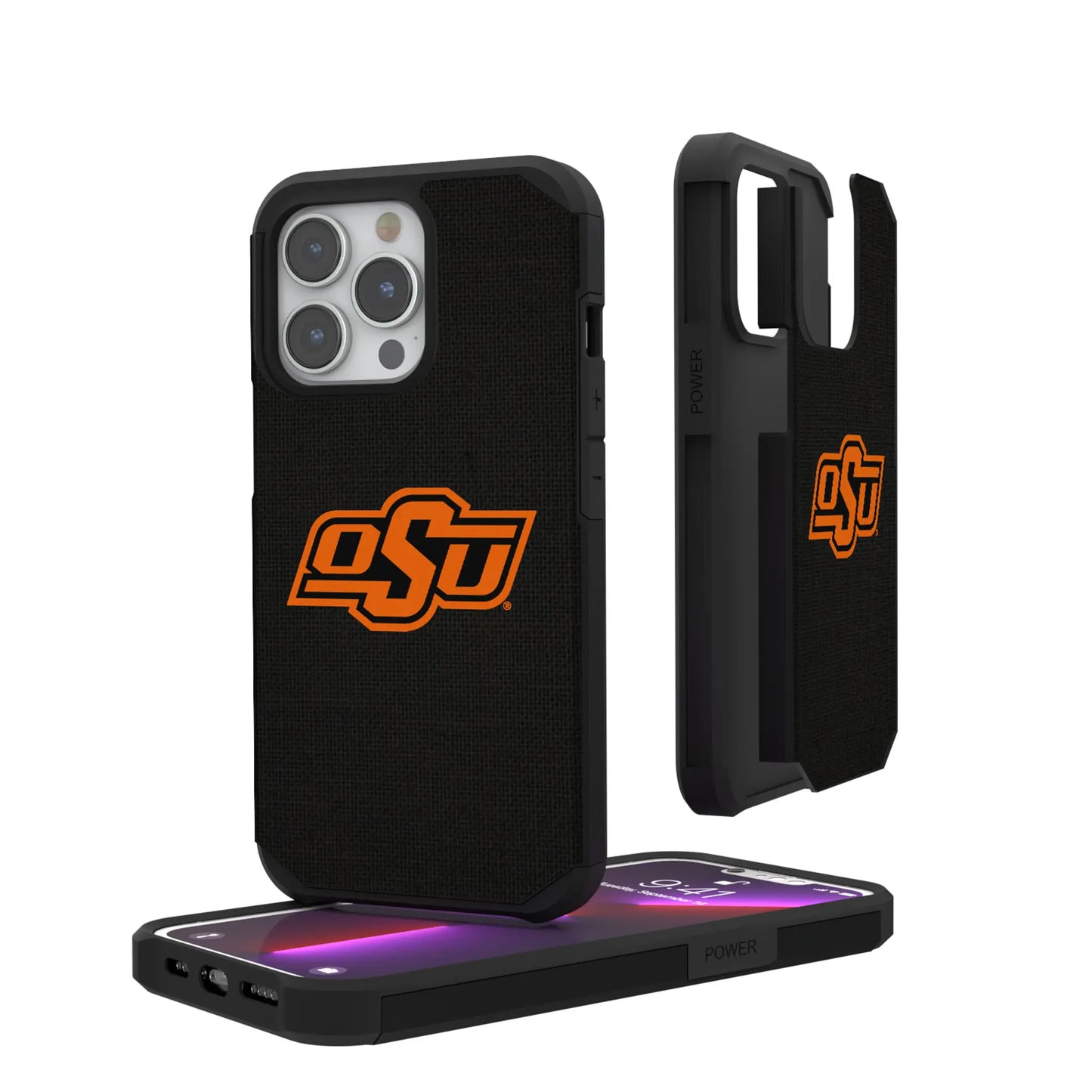 Oklahoma State University Cowboys Solid Rugged Phone Case for Apple iPhone