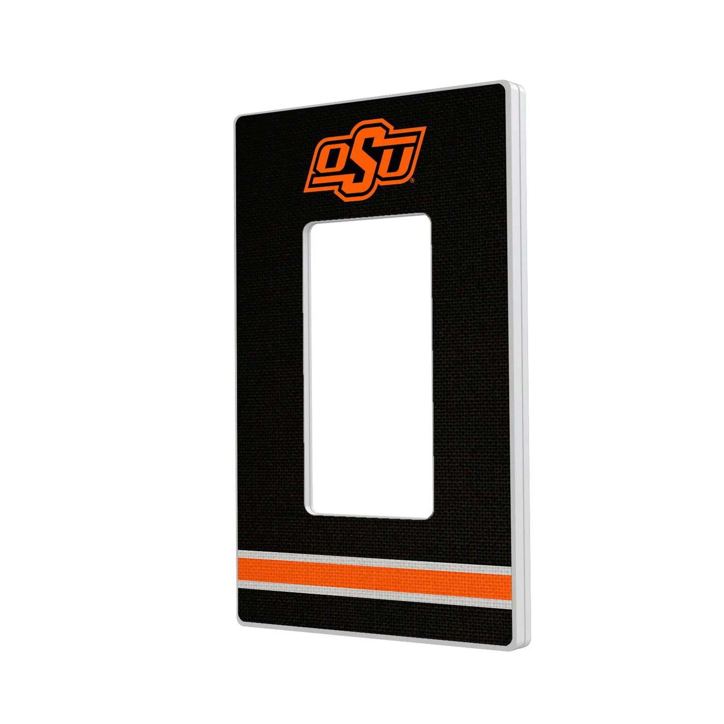 Oklahoma State University Cowboys Stripe Hidden-Screw Light Switch Plate