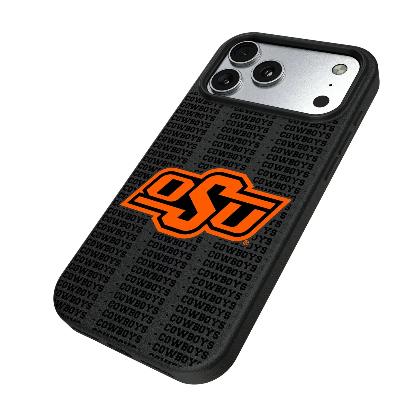 Oklahoma State University Cowboys Text Backdrop MagSafe Compatible Phone Case for Apple iPhone