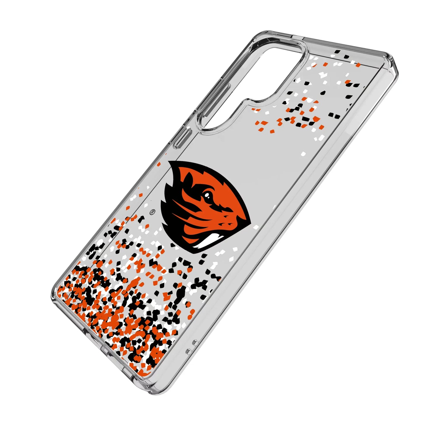 Oregon State University Beavers Confetti Clear Phone Case for Samsung Galaxy