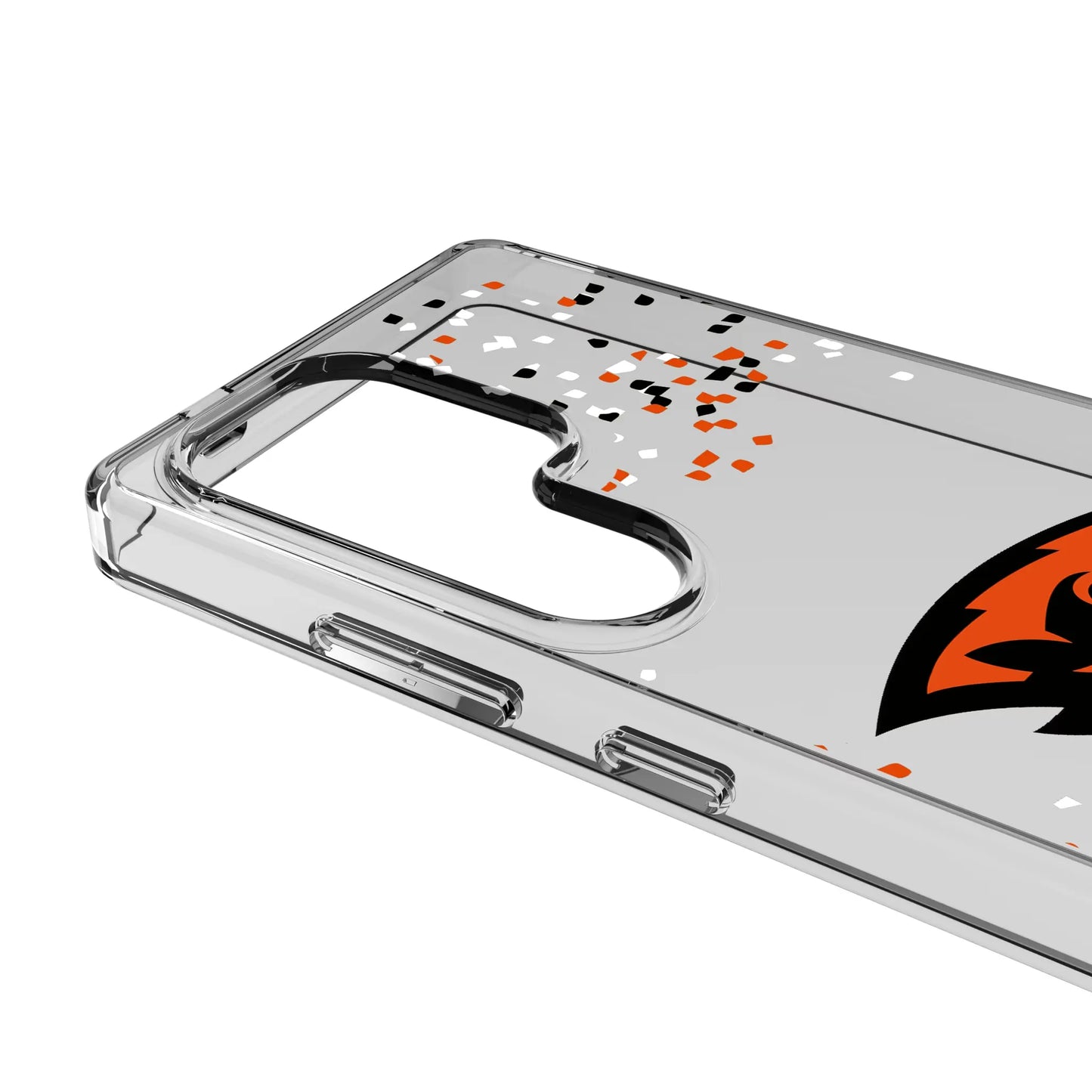 Oregon State University Beavers Confetti Clear Phone Case for Samsung Galaxy