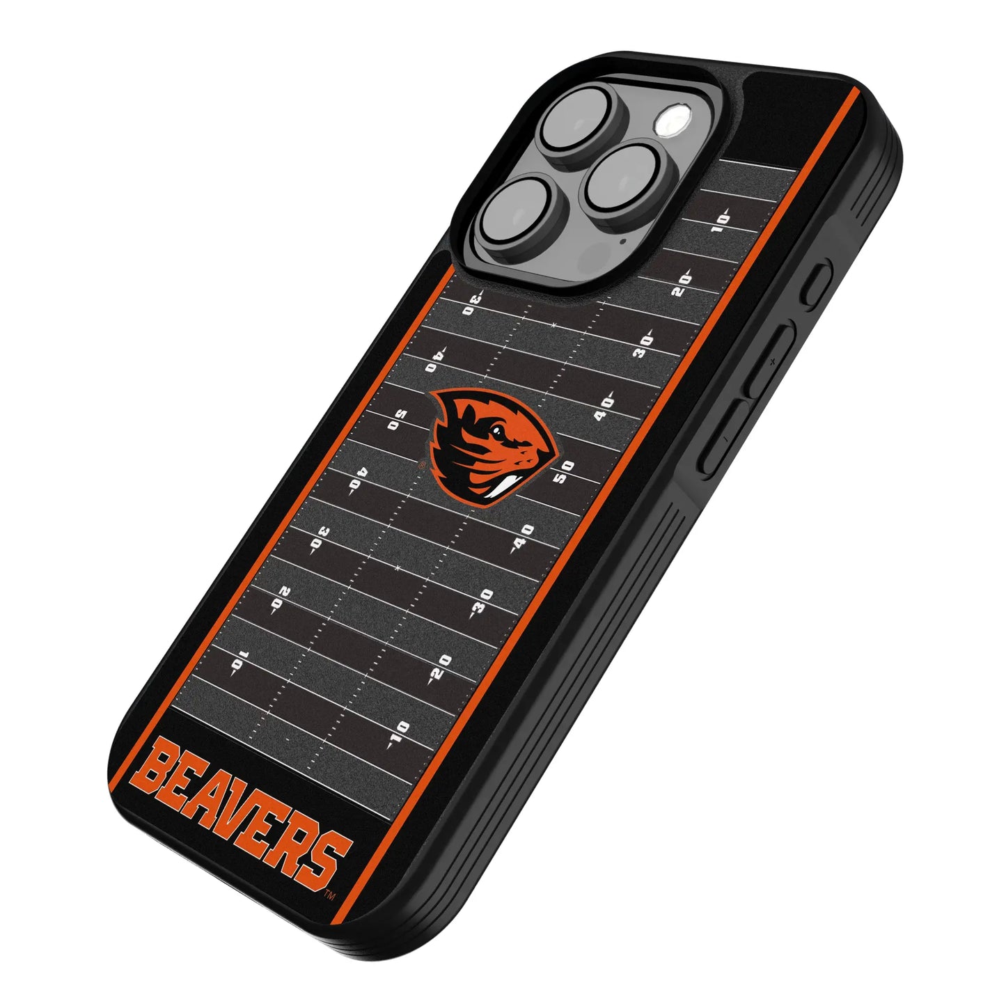 Oregon State University Beavers Field Bump Phone Case for Apple iPhone