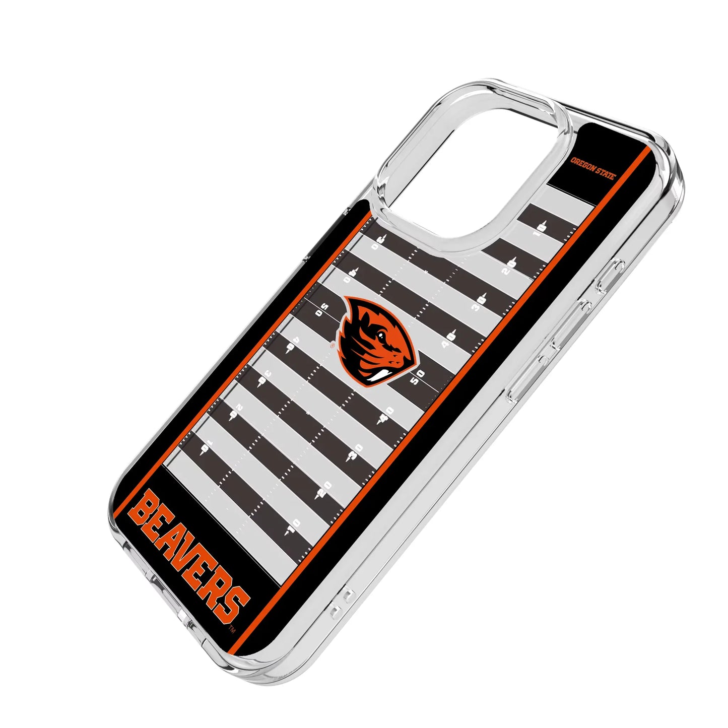 Oregon State University Beavers Field Clear Phone Case for Apple iPhone
