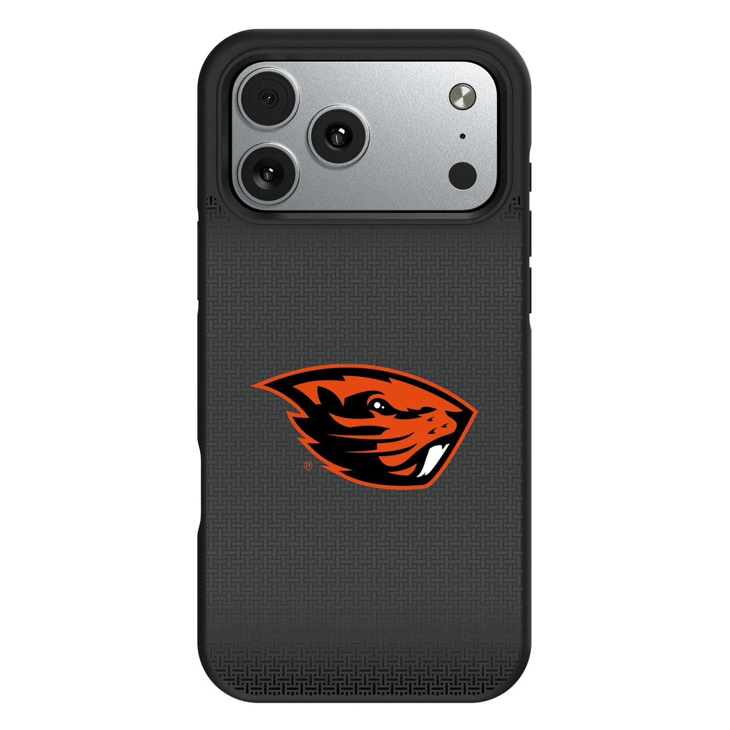 Oregon State University Beavers Linen Bump Phone Case for Apple iPhone