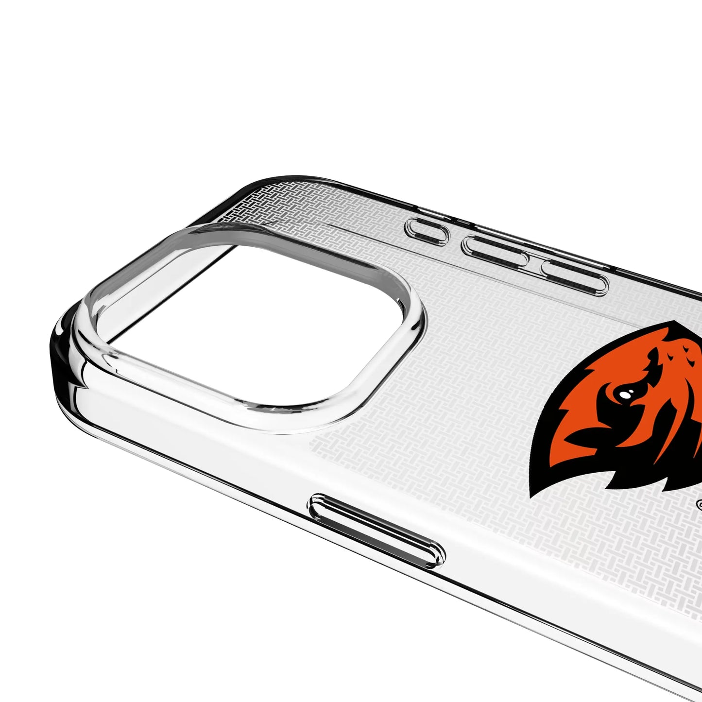 Oregon State University Beavers Linen Clear Phone Case for Apple iPhone