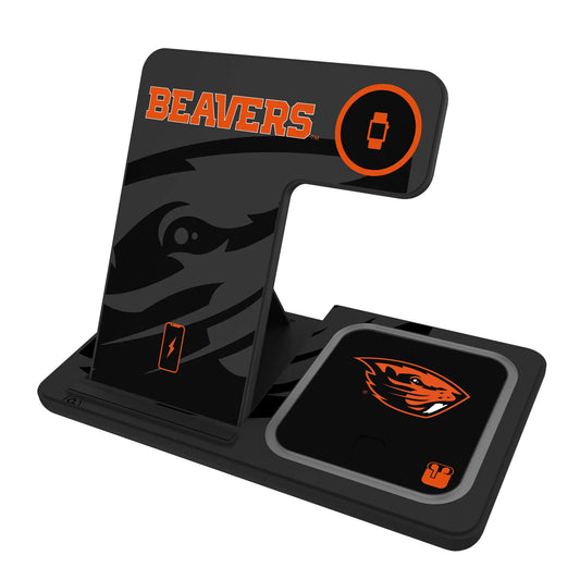 Oregon State University Beavers Monocolor Tilt 3 in 1 Charging Station