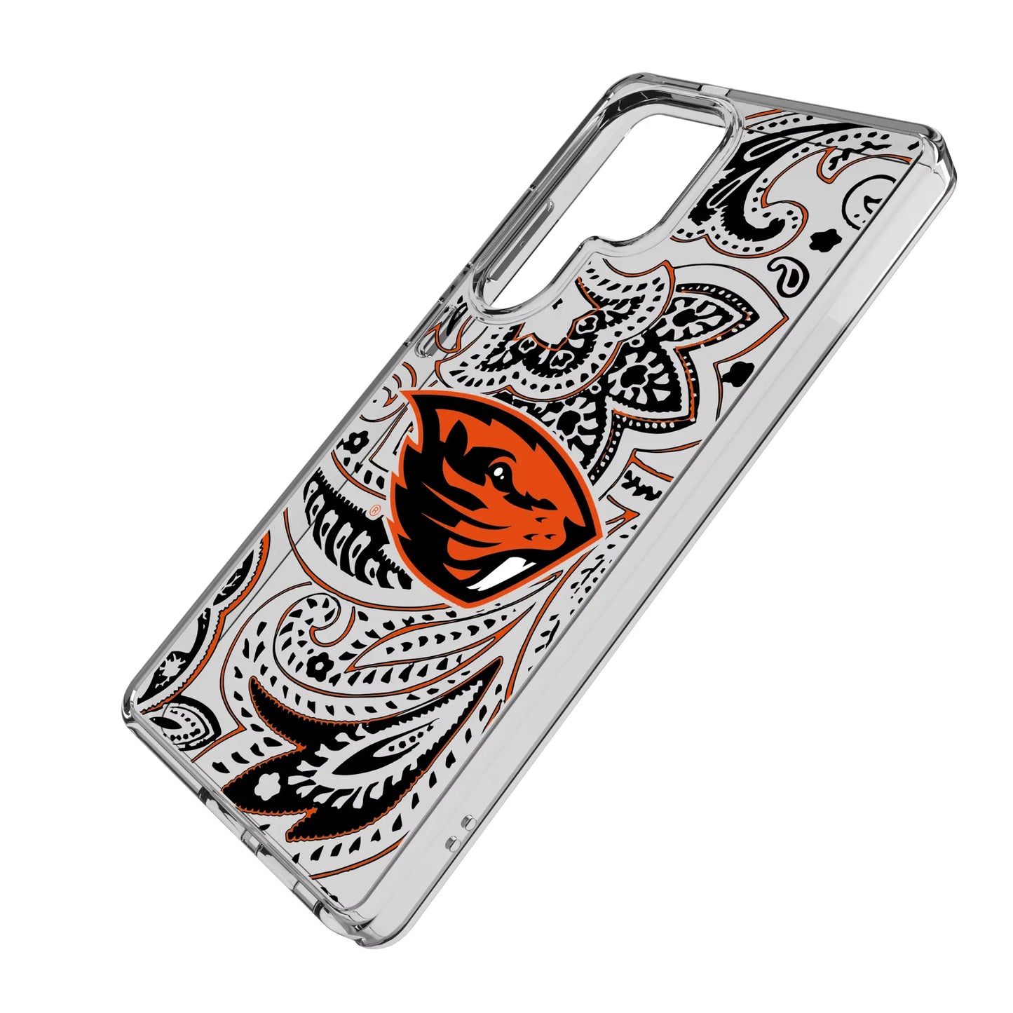 Oregon State University Beavers Paisley Clear Phone Case for Samsung Galaxy