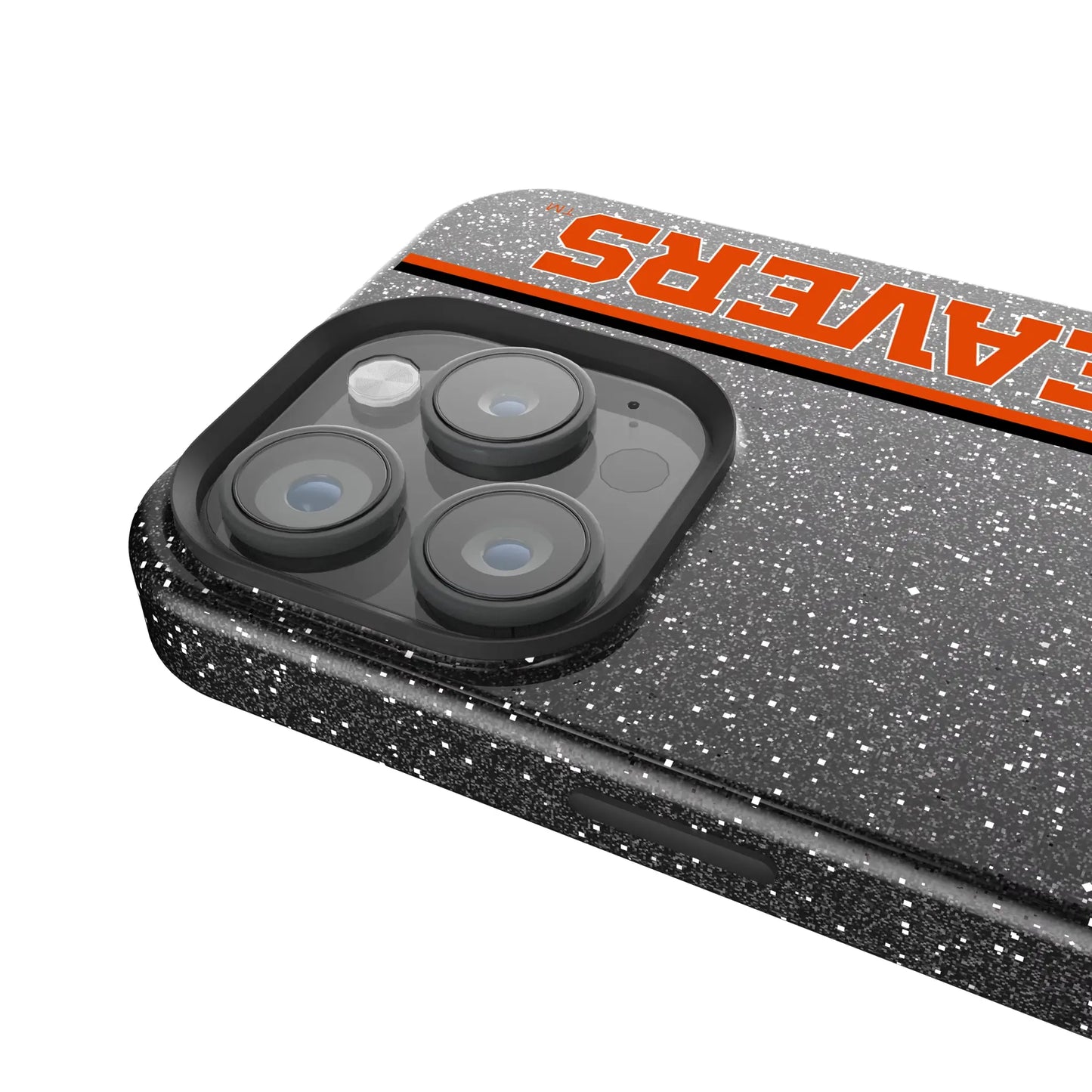Oregon State University Beavers Sidebar Black Bling Phone Case for Apple iPhone