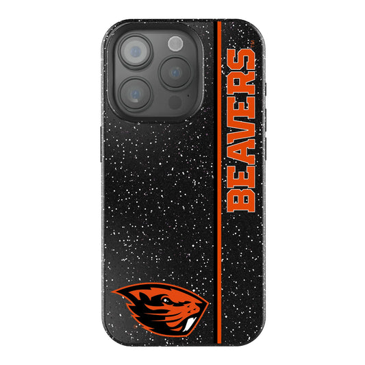 Oregon State University Beavers Sidebar Black Bling Phone Case for Apple iPhone