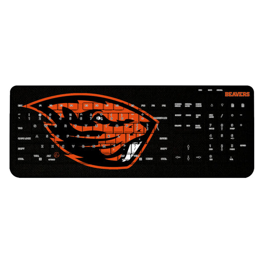 Oregon State University Beavers Solid Wireless USB Keyboard