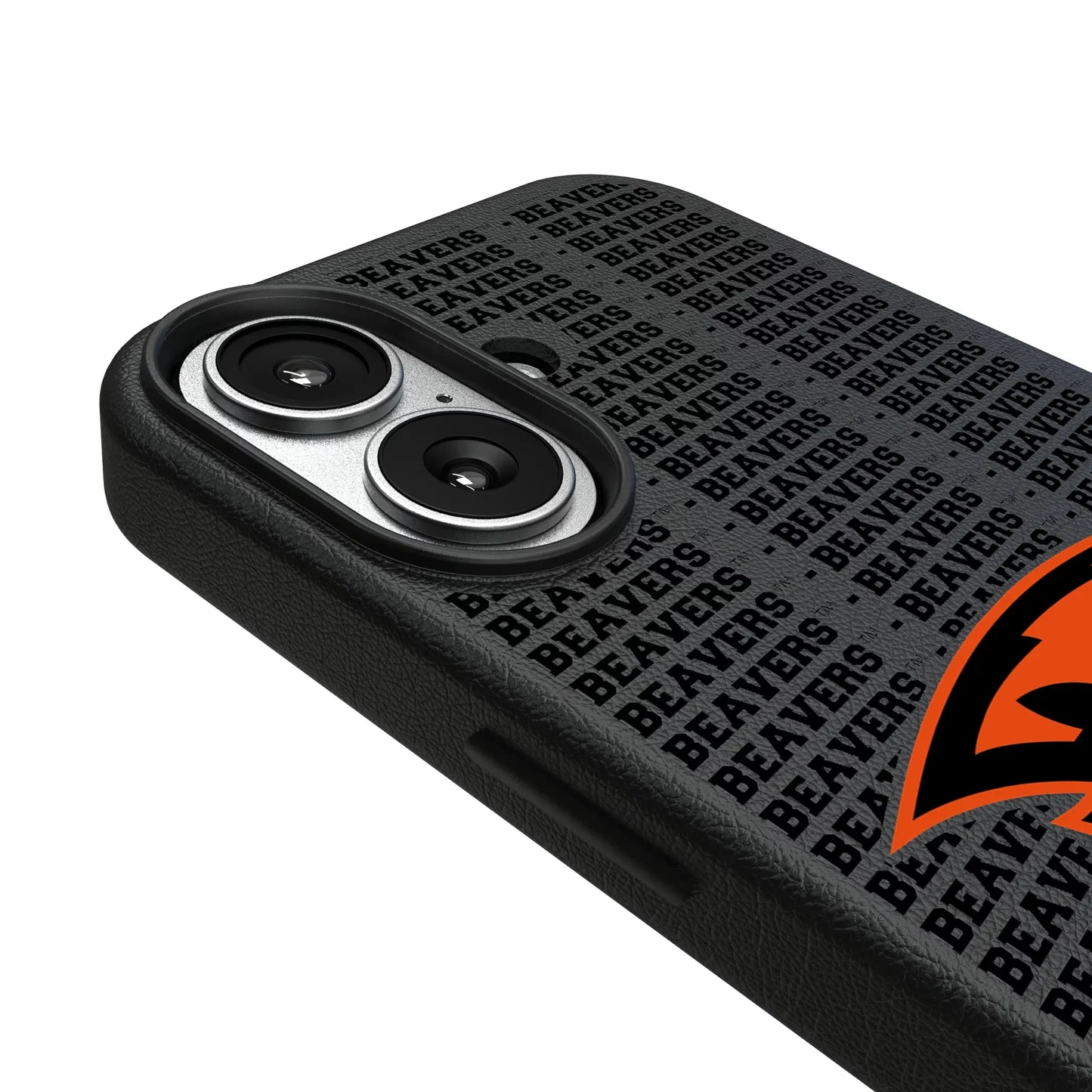 Oregon State University Beavers Text Backdrop MagSafe Compatible Phone Case for Apple iPhone