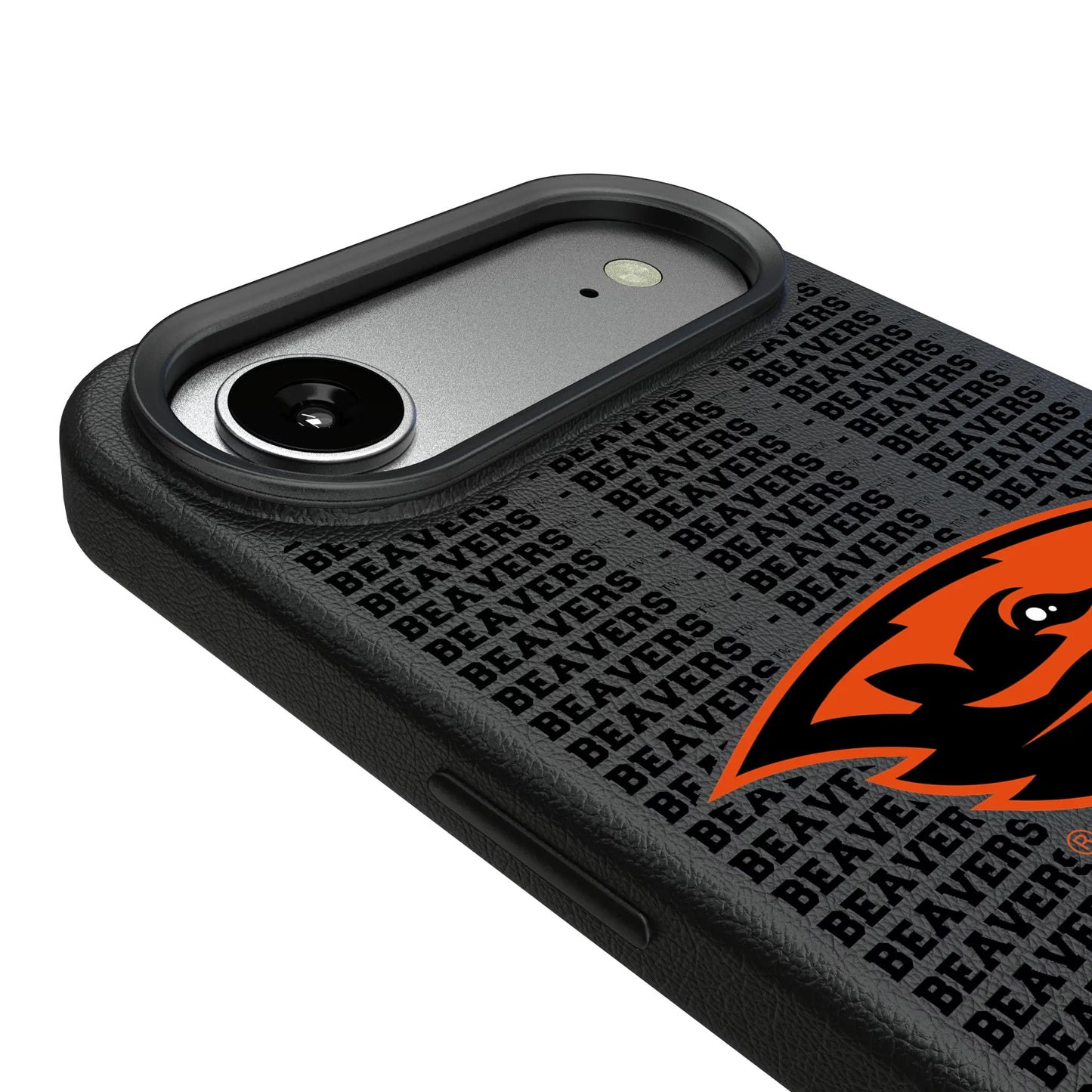 Oregon State University Beavers Text Backdrop MagSafe Compatible Phone Case for Apple iPhone