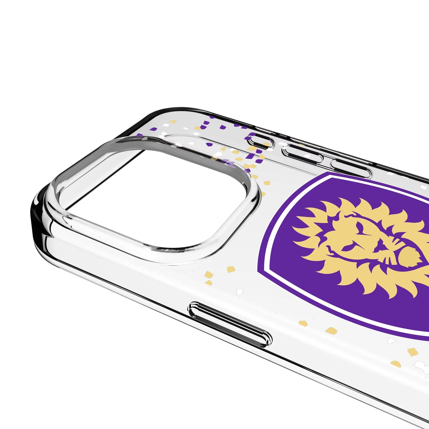 Orlando City Soccer Club Confetti Clear Phone Case for Apple iPhone
