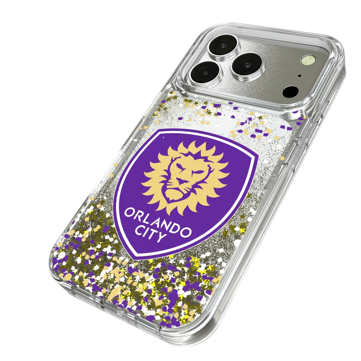Orlando City Soccer Club Confetti Glitter Phone Case for Apple iPhone