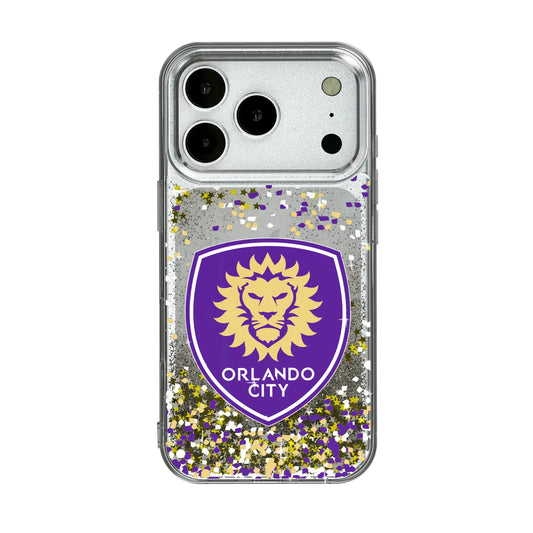 Orlando City Soccer Club Confetti Glitter Phone Case for Apple iPhone