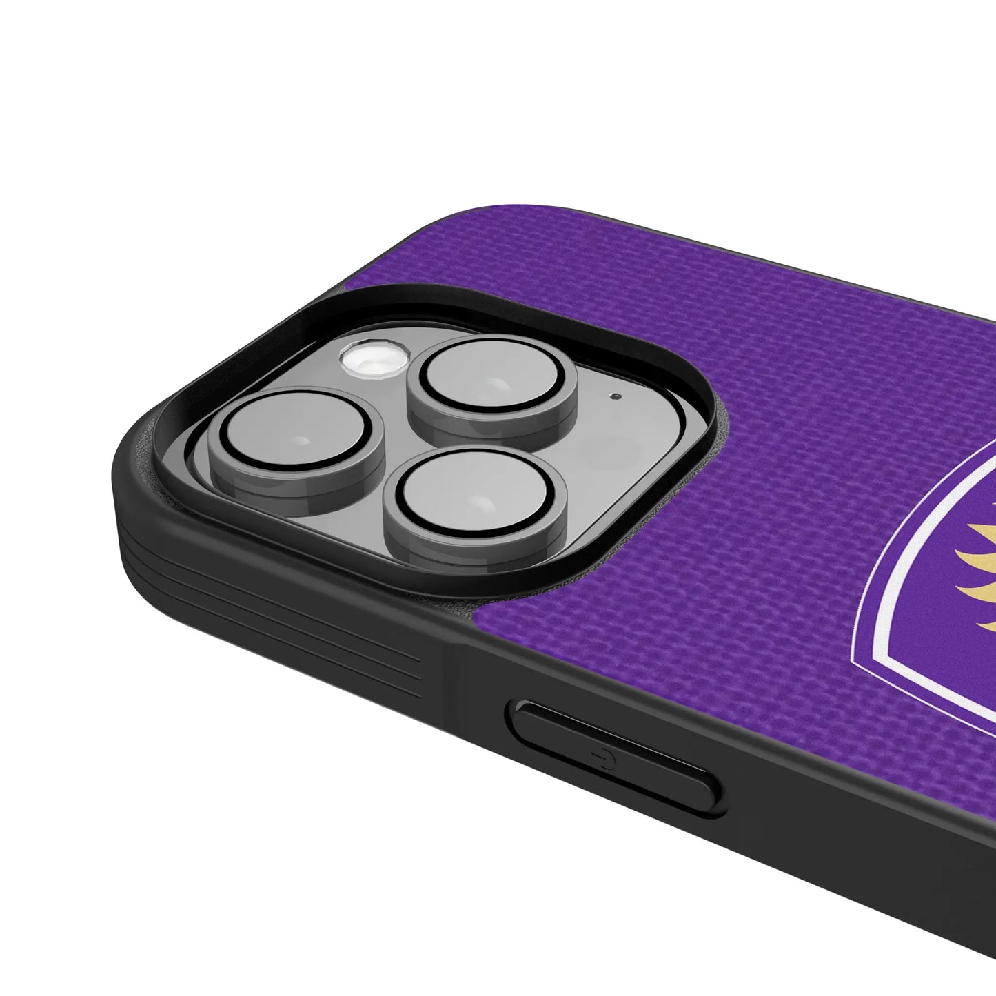 Orlando City Soccer Club Diagonal Stripe Bump Phone Case for Apple iPhone