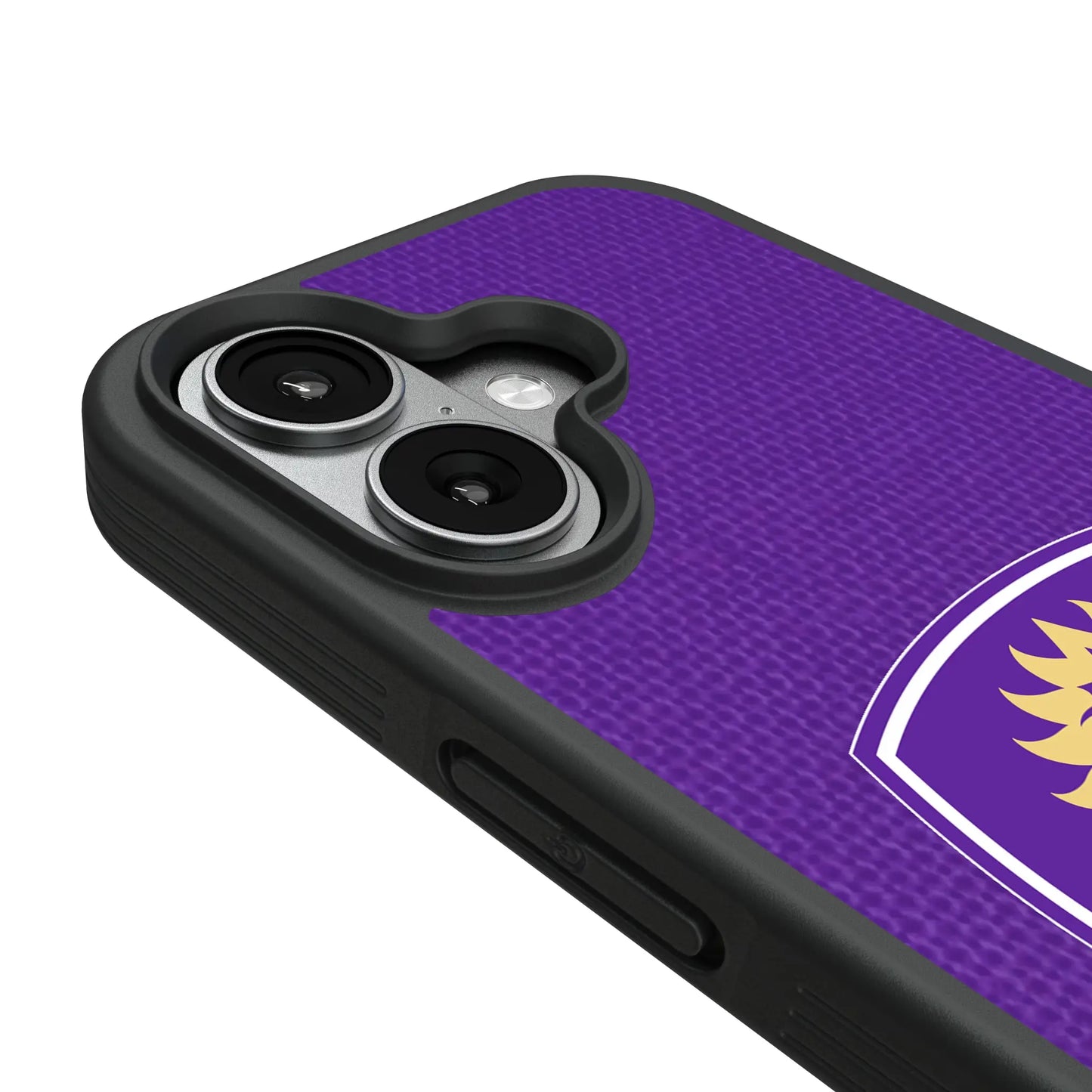 Orlando City Soccer Club Diagonal Stripe Bump Phone Case for Apple iPhone