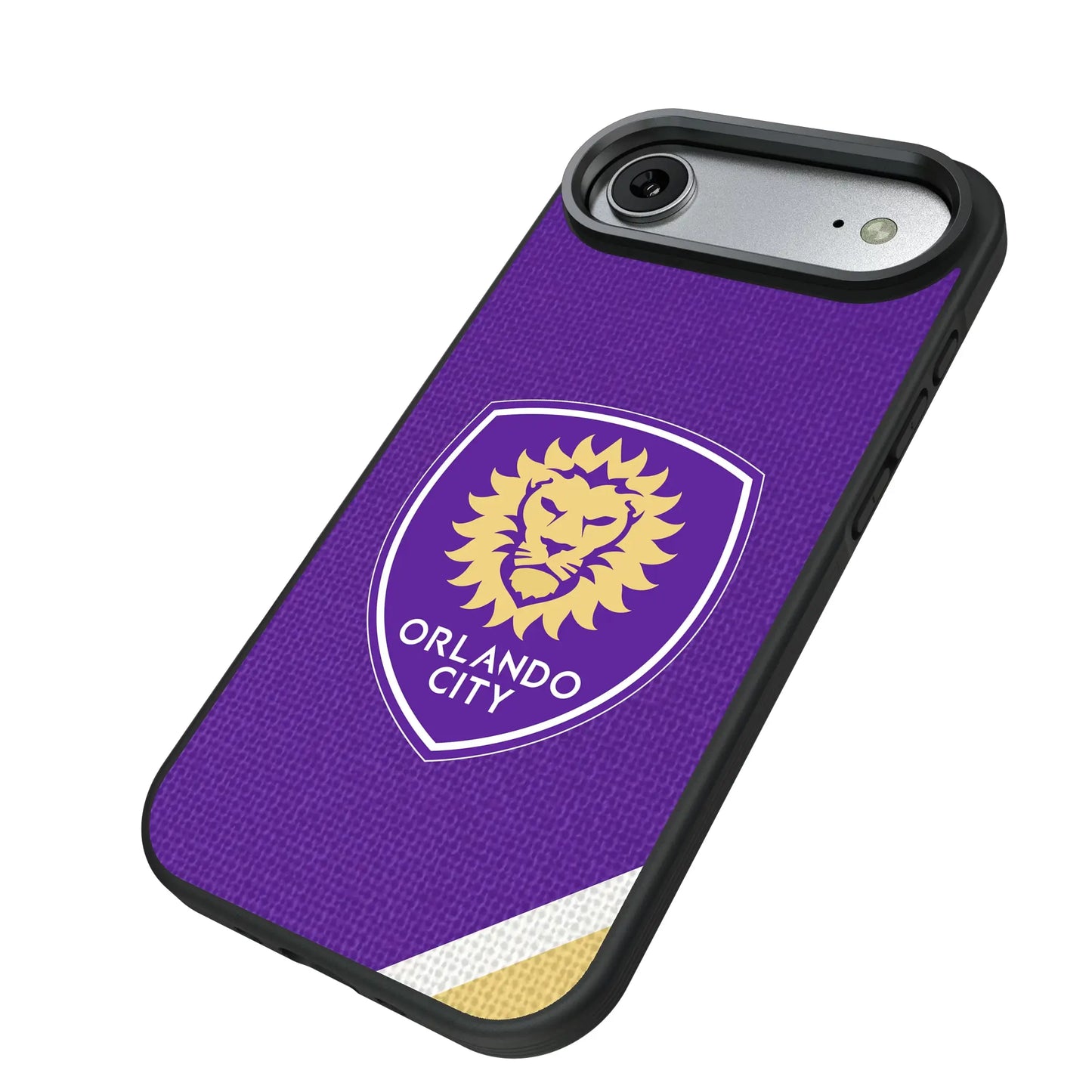 Orlando City Soccer Club Diagonal Stripe Bump Phone Case for Apple iPhone