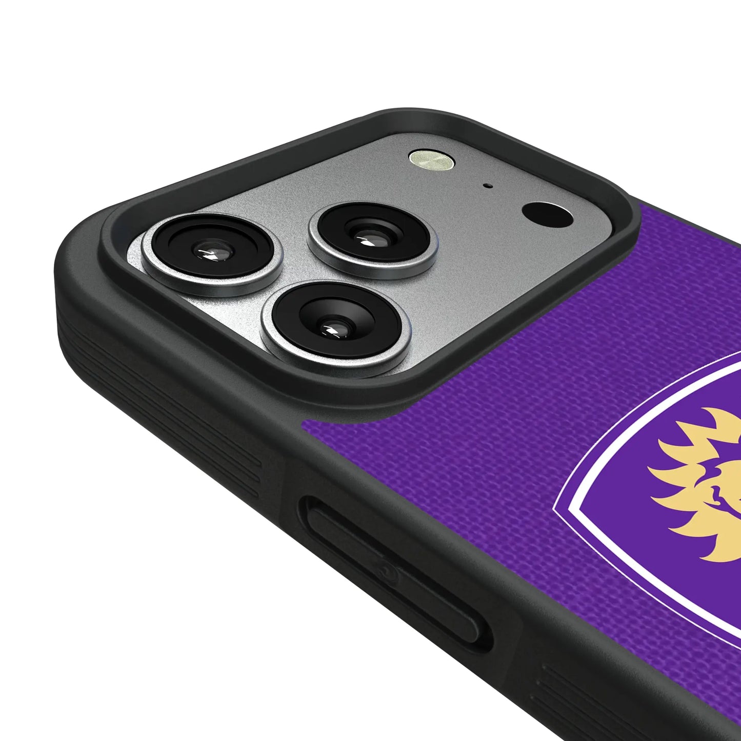 Orlando City Soccer Club Diagonal Stripe Bump Phone Case for Apple iPhone