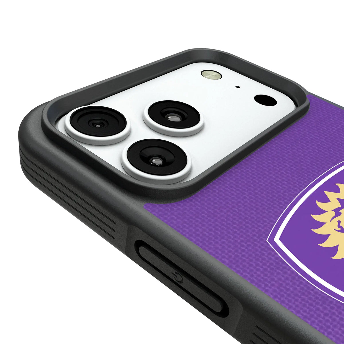 Orlando City Soccer Club Diagonal Stripe Bump Phone Case for Apple iPhone