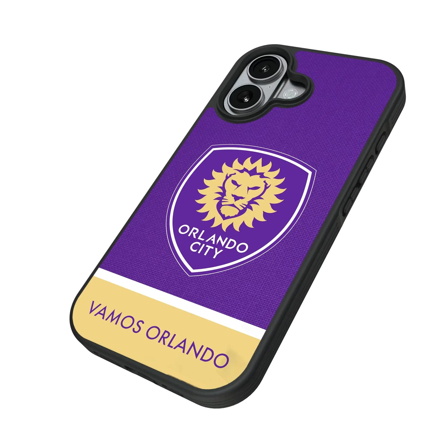 Orlando City Soccer Club Endzone Solid Bump Phone Case for Apple iPhone