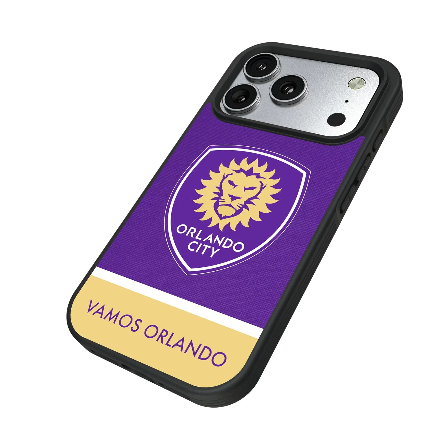 Orlando City Soccer Club Endzone Solid Bump Phone Case for Apple iPhone