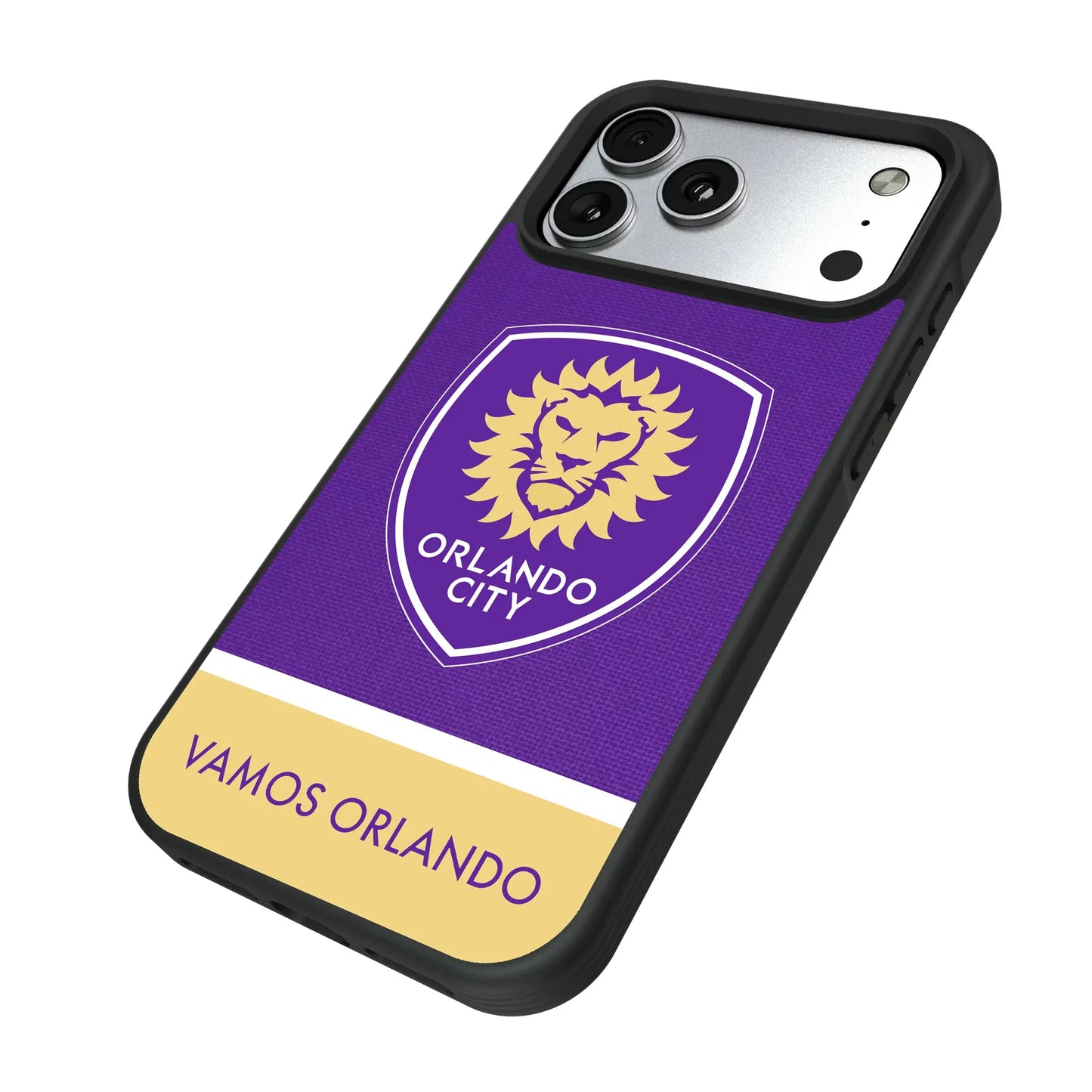 Orlando City Soccer Club Endzone Solid Bump Phone Case for Apple iPhone