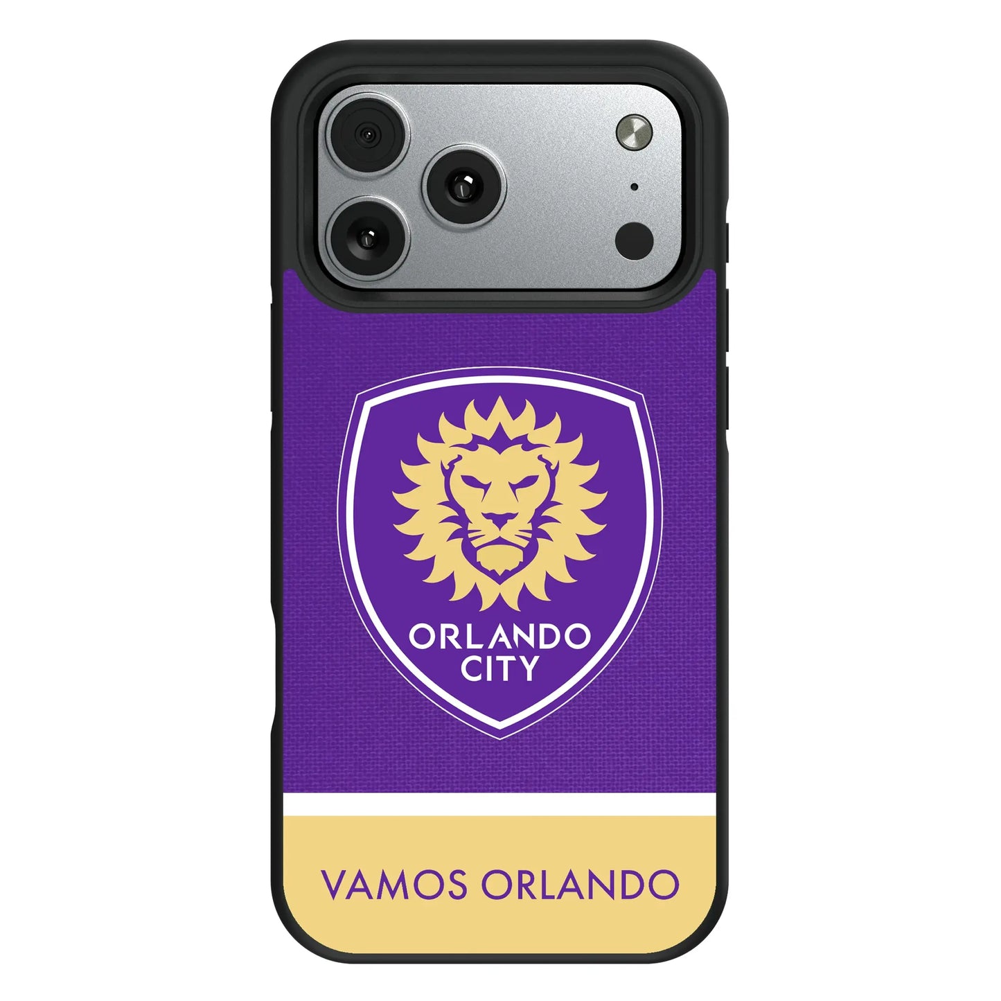 Orlando City Soccer Club Endzone Solid Bump Phone Case for Apple iPhone