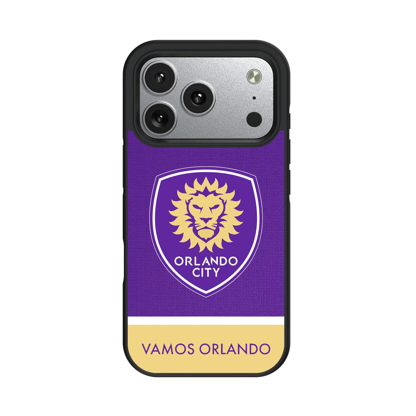 Orlando City Soccer Club Endzone Solid Bump Phone Case for Apple iPhone