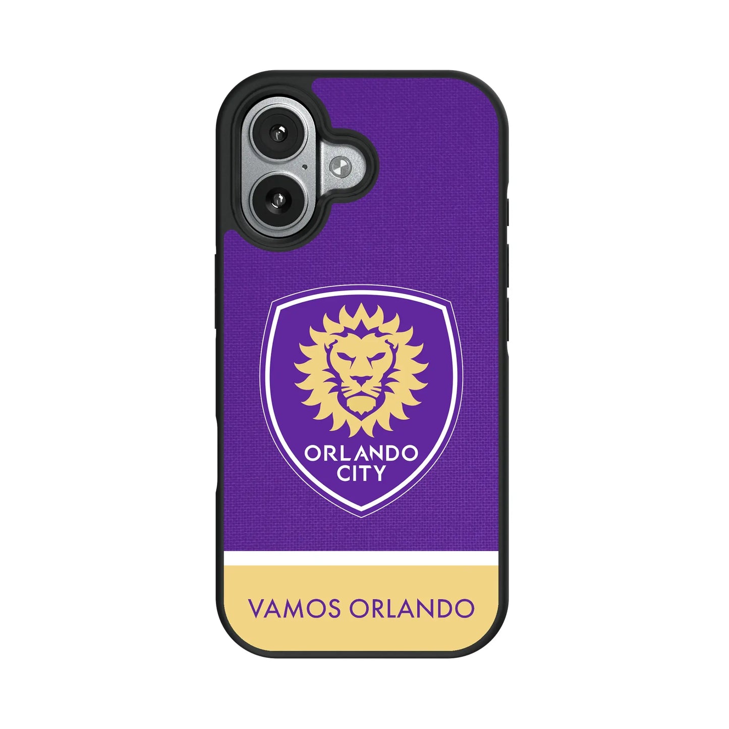 Orlando City Soccer Club Endzone Solid Bump Phone Case for Apple iPhone