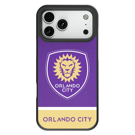Orlando City Soccer Club Endzone Solid Bump Phone Case for Apple iPhone