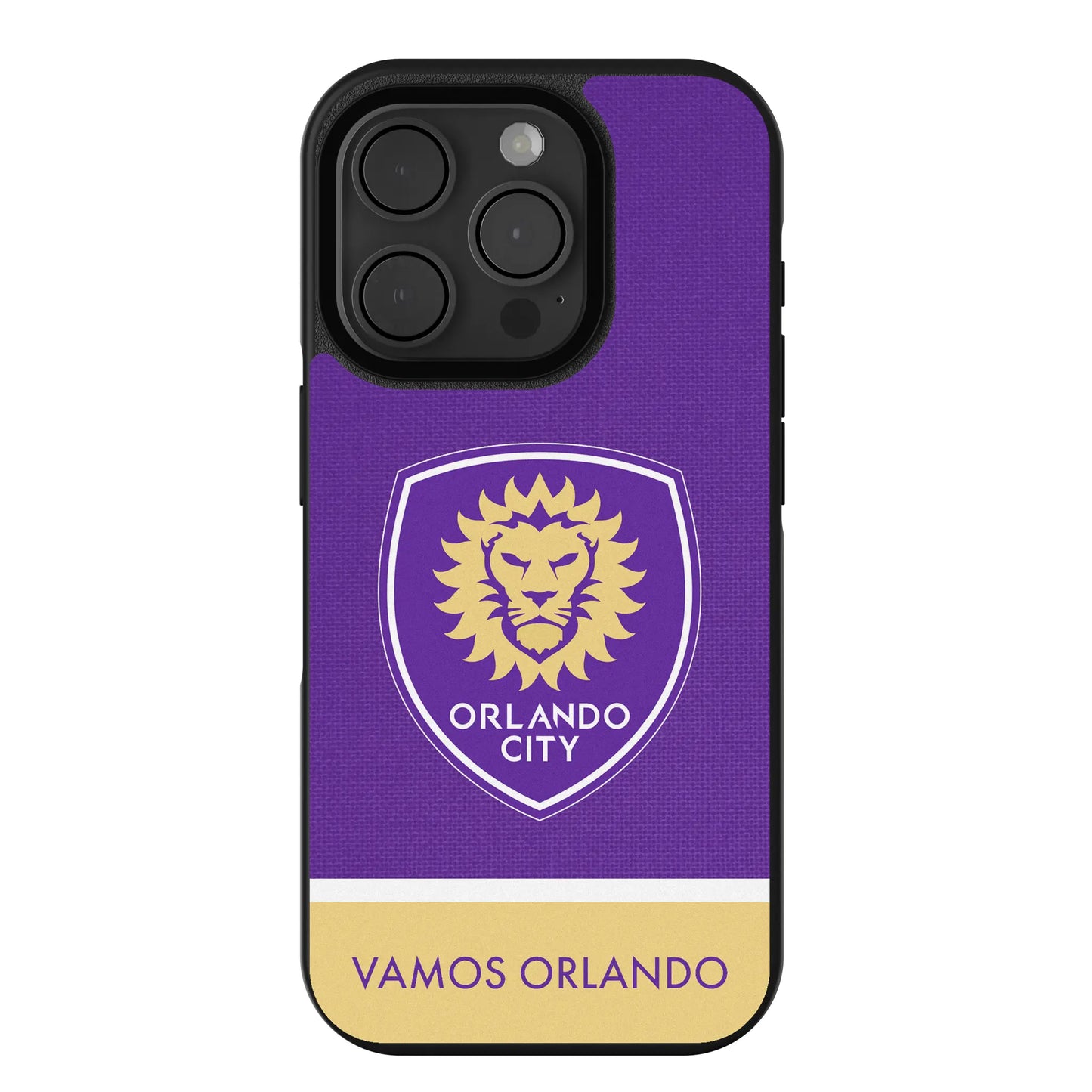 Orlando City Soccer Club Endzone Solid Bump Phone Case for Apple iPhone