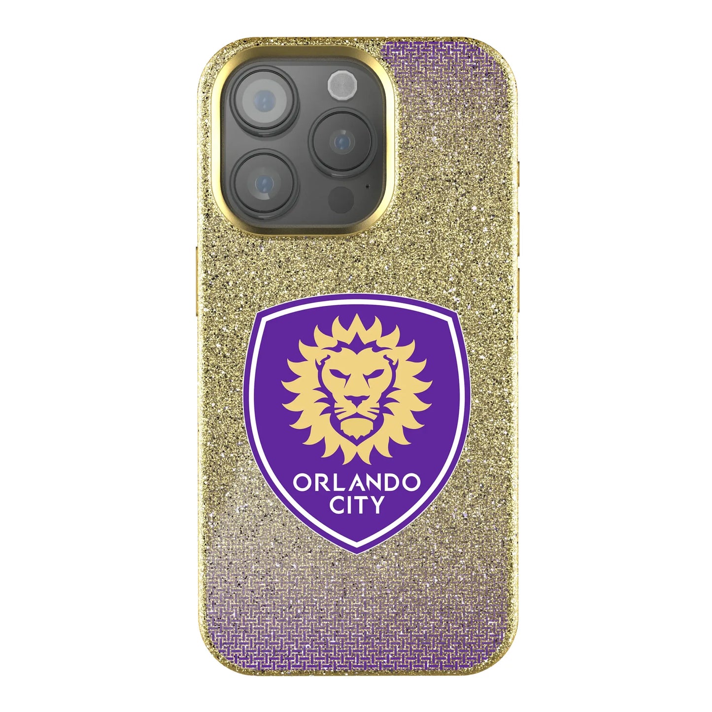 Orlando City Soccer Club Linen Bling Phone Case for Apple iPhone