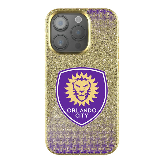 Orlando City Soccer Club Linen Bling Phone Case for Apple iPhone