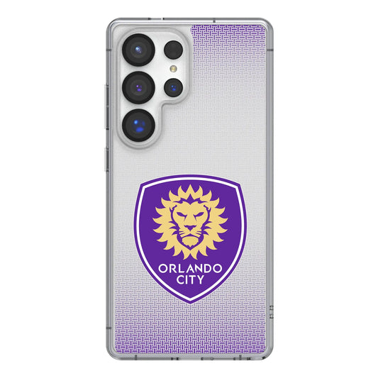 Orlando City Soccer Club Linen Clear Phone Case for Samsung Galaxy