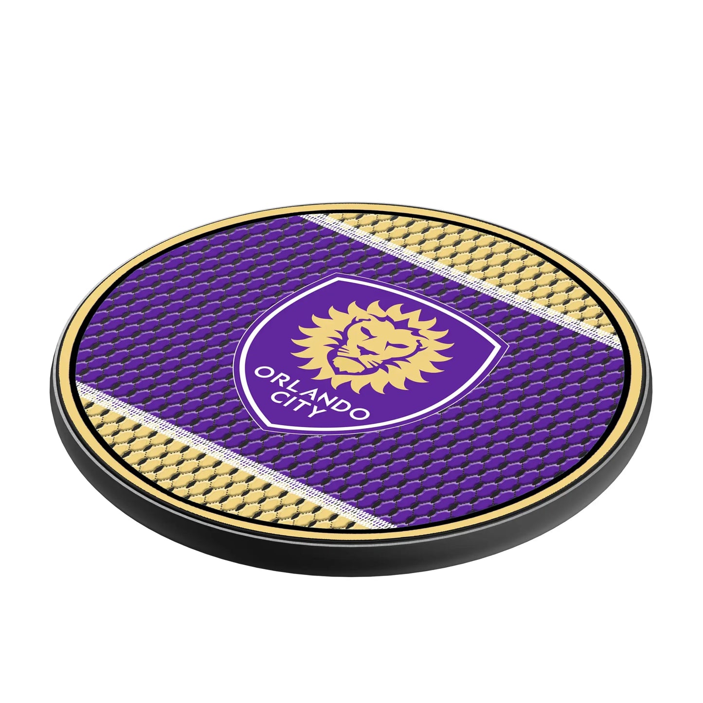 Orlando City Soccer Club Mesh 15-Watt Wireless Charger
