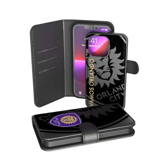 Orlando City Soccer Club Monocolor Tilt Wallet Phone Case for Apple iPhone