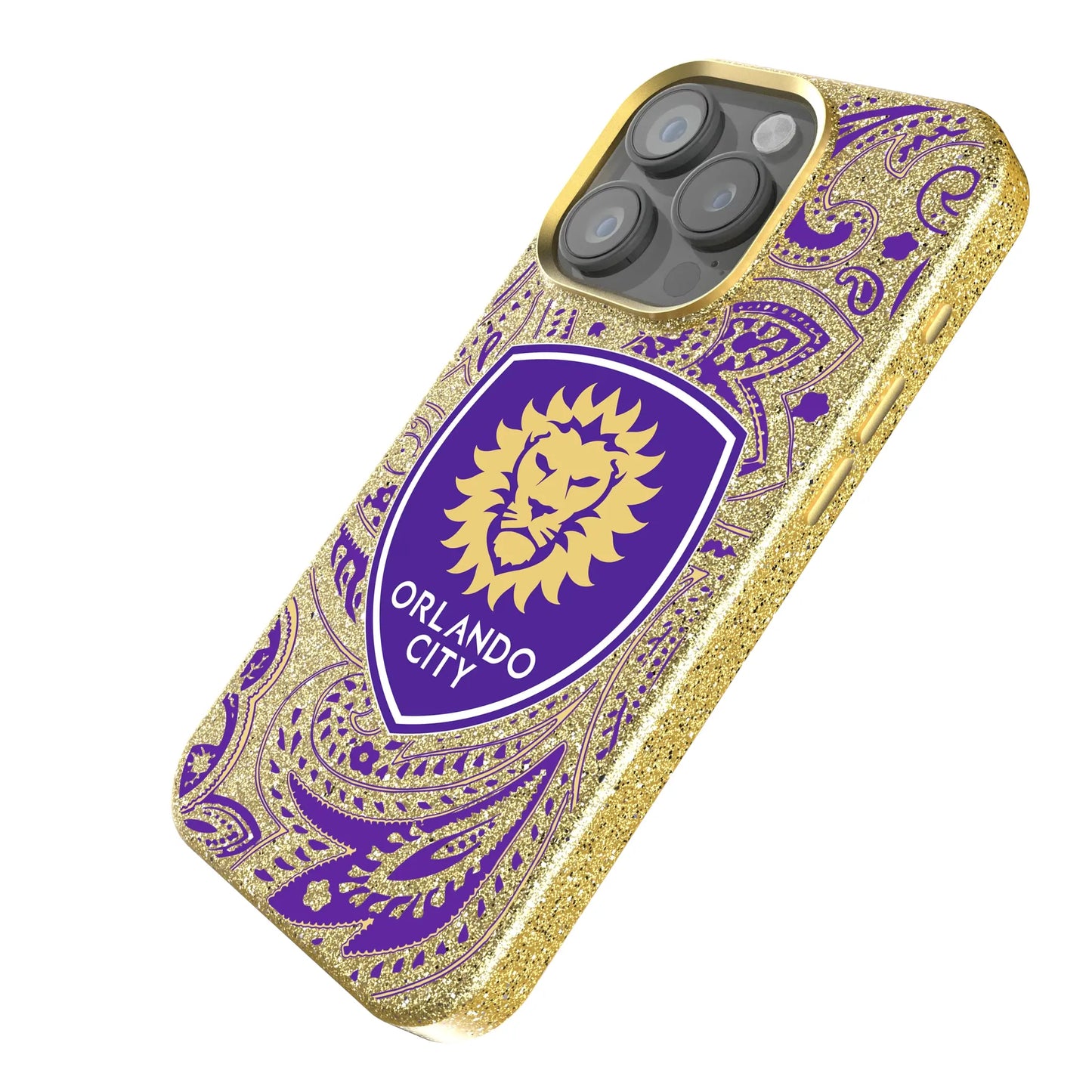 Orlando City Soccer Club Paisley Bling Phone Case for Apple iPhone