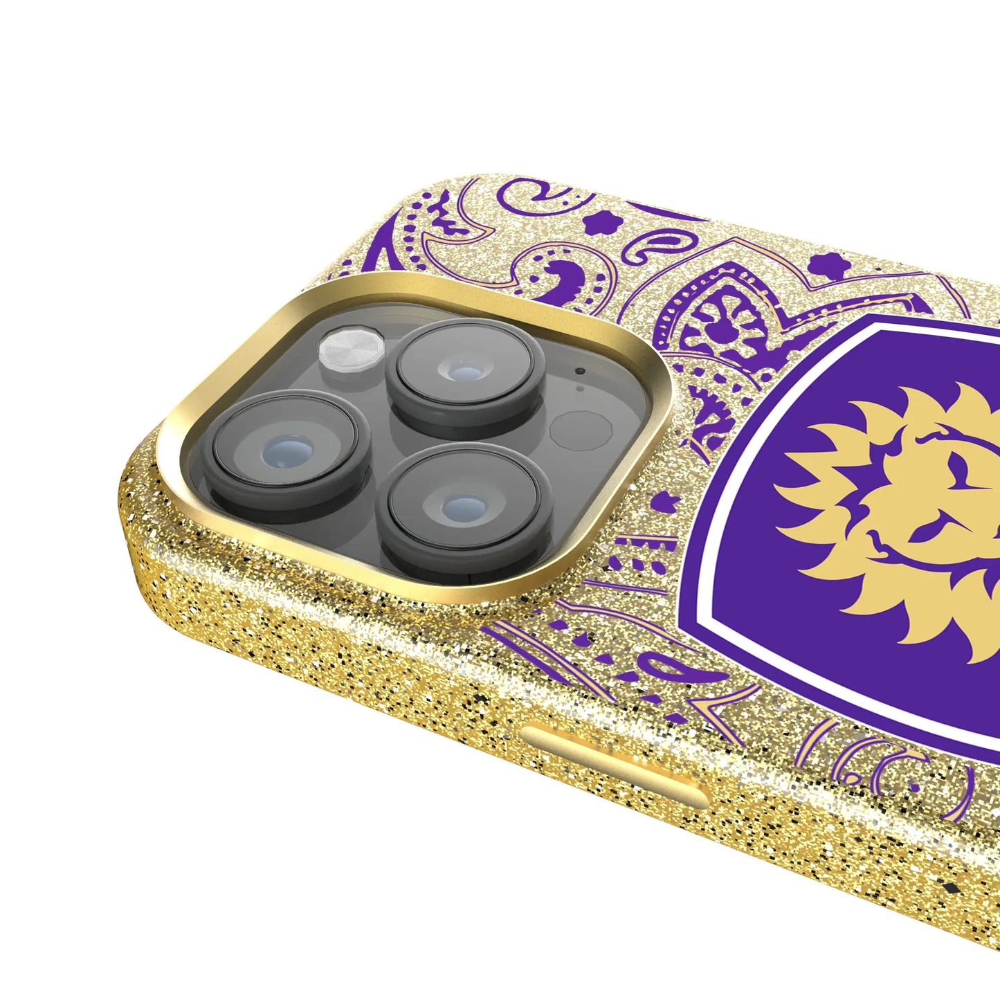 Orlando City Soccer Club Paisley Bling Phone Case for Apple iPhone