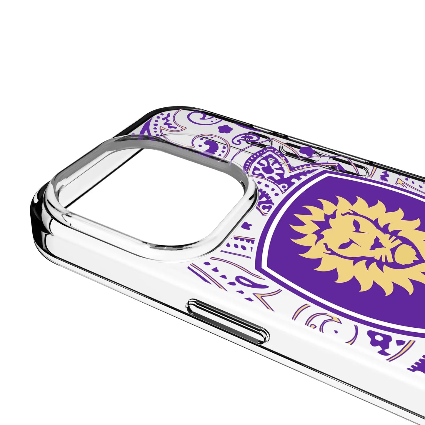 Orlando City Soccer Club Paisley Clear Phone Case for Apple iPhone